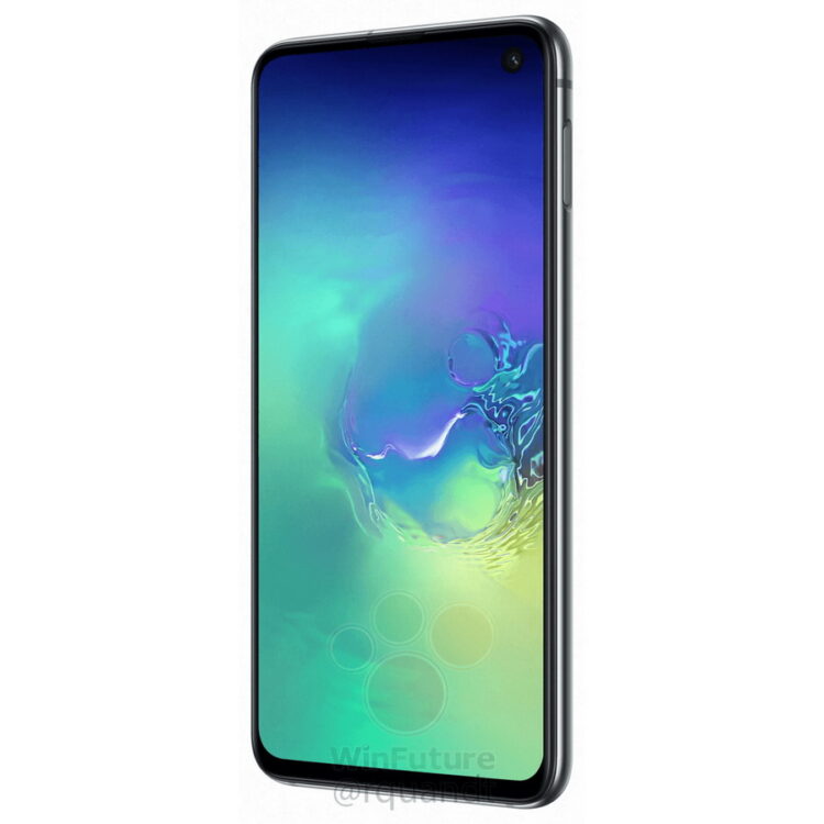 Samsung Galaxy S10e ถูกแชร์ภาพเรนเดอร์ทางการออกมาแล้ว พร้อมตารางเปรียบเทียบสเปก Galaxy S10 series