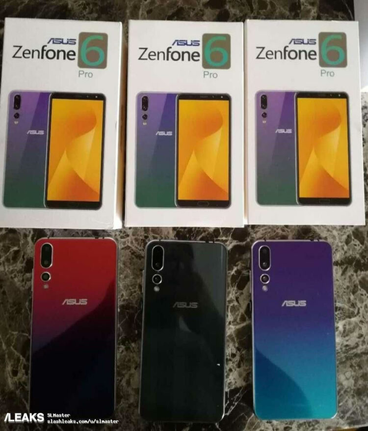 ภาพหลุดเครื่องจริง ASUS Zenfone 6 มาพร้อมกล้องหลัง 3 ตัว จอแสดงผลไร้รอยบาก