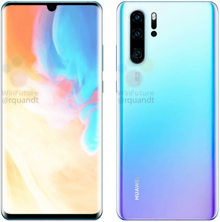 เผยภาพเรนเดอร์ Huawei P30 และ P30 Pro อาจมาพร้อมเลนส์ซูม 10 เท่า แข่งกับ OPPO