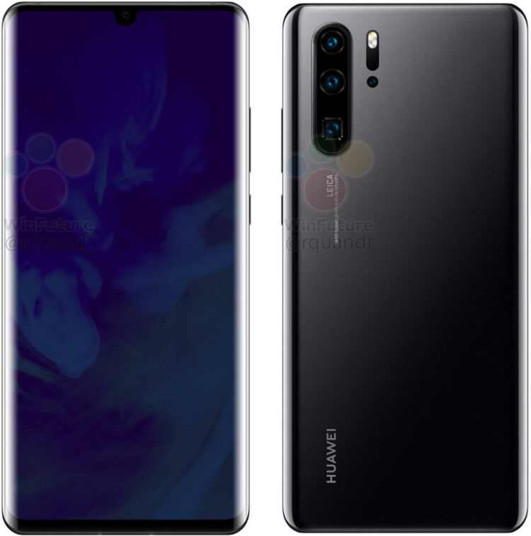 เผยภาพเรนเดอร์ Huawei P30 และ P30 Pro อาจมาพร้อมเลนส์ซูม 10 เท่า แข่งกับ OPPO