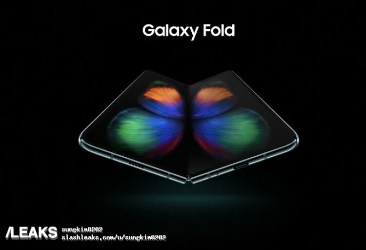 ภาพหลุด Samsung Galaxy Fold สมาร์ทโฟนพับได้ ก่อนเปิดตัวพร้อม Galaxy S10