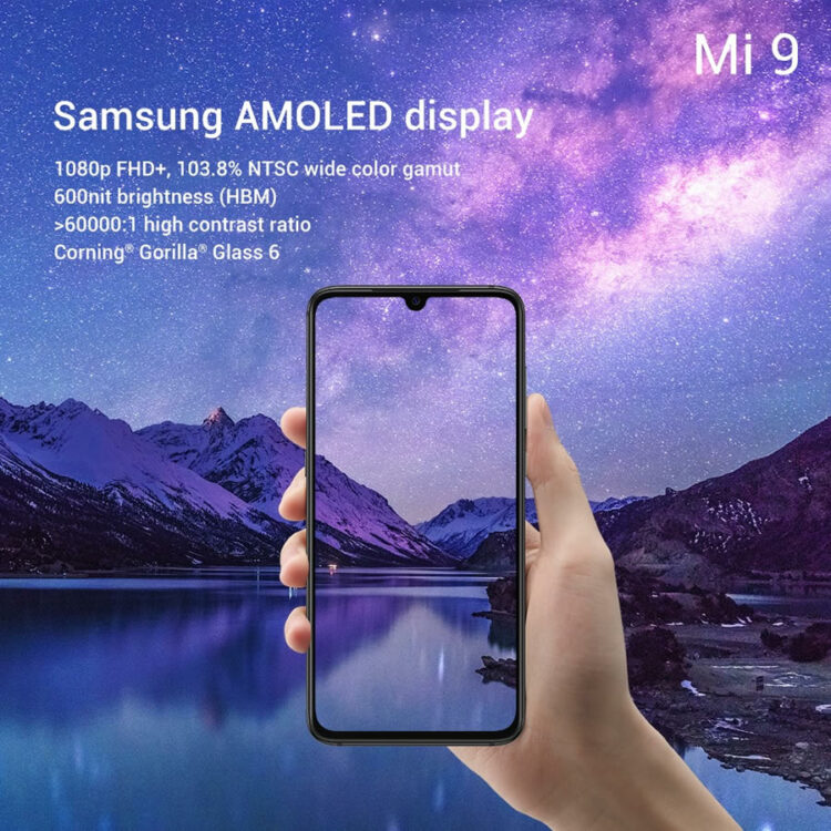 ทางการแล้ว!! Xiaomi Mi 9 ใช้จอแสดงผล AMOLED ของ Samsung พร้อมกระจก Corning Gorilla Glass 6