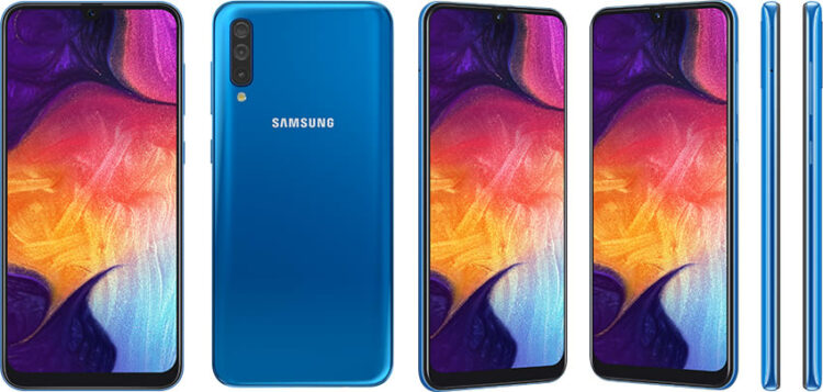 Samsung Galaxy A50 มาพร้อมกล้องหลัง 3 ตัว กล้องเซลฟี่ 25MP ความจำแรม 6GB สแกนนิ้วบนจอ