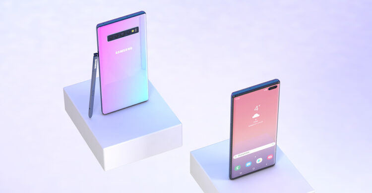 ยลโฉม Samsung Galaxy Note 10 จากภาพเรนเดอร์ คาดว่าจะมาพร้อมกล้อง 4 ตัว แบบ Galaxy S10 5G