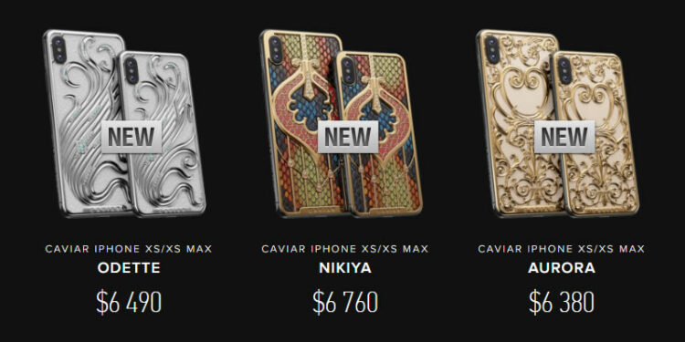 Caviar เปิดตัว iPhone XS, XS Max เวอร์ชั่นหรู Prima Collection ประดับเพชรไม่น้อยกว่า 20 ชิ้น เริ่มต้นราว 202,320 บาท