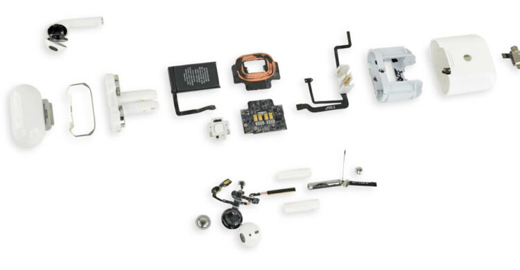 ชำแหละ!! AirPods 2 พบชิป H1 กับ Bluetooth 5.0 แบตเตอรี่ขนาดเดิม และเคลือบกันน้ำที่แผงวงจรของเคสชาร์จ