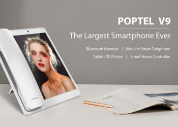 Poptel V9 โทรศัพท์ Android ที่ใหญ่ที่สุดในโลก ใช้งานเหมือนแท็บเล็ต มาพร้อมหูฟัง Bluetooth แบบโทรศัพท์บ้าน