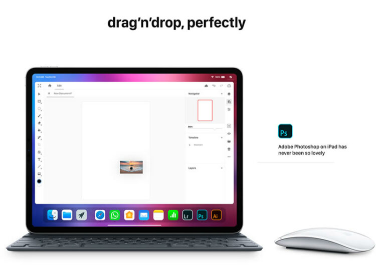 ชมคอนเซ็ปต์ iPad Pro ทำงานร่วมกับ Magic Mouse รันบน iOS 13 รองรับการใช้งานแบบ MacBook