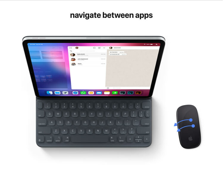 ชมคอนเซ็ปต์ iPad Pro ทำงานร่วมกับ Magic Mouse รันบน iOS 13 รองรับการใช้งานแบบ MacBook