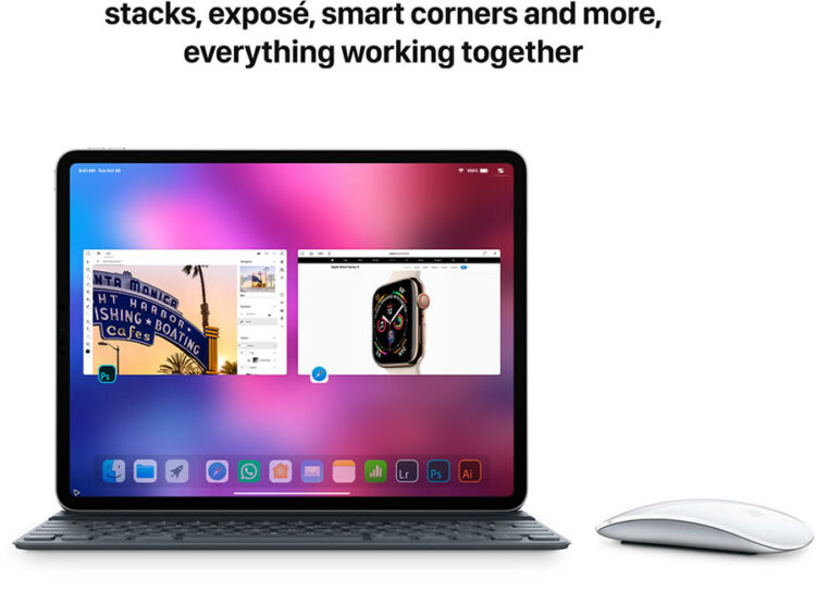 ชมคอนเซ็ปต์ iPad Pro ทำงานร่วมกับ Magic Mouse รันบน iOS 13 รองรับการใช้งานแบบ MacBook