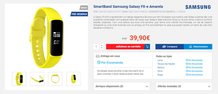 Samsung Galaxy Fit และ Galaxy Fit-e เปิดรับจองแล้วในโปรตุเกส ราคาเริ่มต้นราว 1,450 บาท