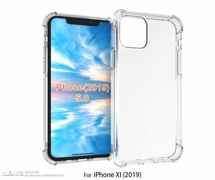 ยืนยันด้วยเคส!! iPhone XI มาพร้อมดีไซน์กล้องหลัง 3 ตัว ด้านหลังนูนขึ้นมาเป็นกรอบสี่เหลี่ยม
