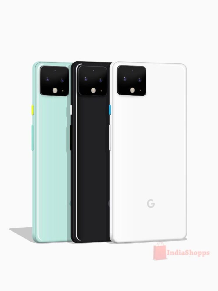 ชมภาพเรนเดอร์ Google Pixel 4 ในบอดี้สีขาว และสีเขียวมิ้นต์