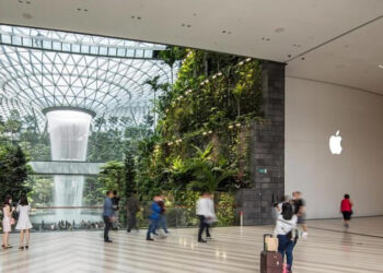Apple เตรียมเปิดตัวร้านค้าปลีกแห่งที่ 2 ในสิงคโปร์ วันที่ 13 กรกฎาคมนี้ บนพื้นที่ใหม่ The Jewel ของสนามบิน Changi