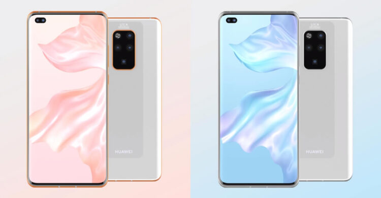 ชมภาพเรนเดอร์ Huawei Mate 30 Pro มาพร้อมจอไร้กรอบ เจาะรูเพื่อฝังกล้องเซลฟี่ และมาพร้อมกล้องหลัง 4 ตัว