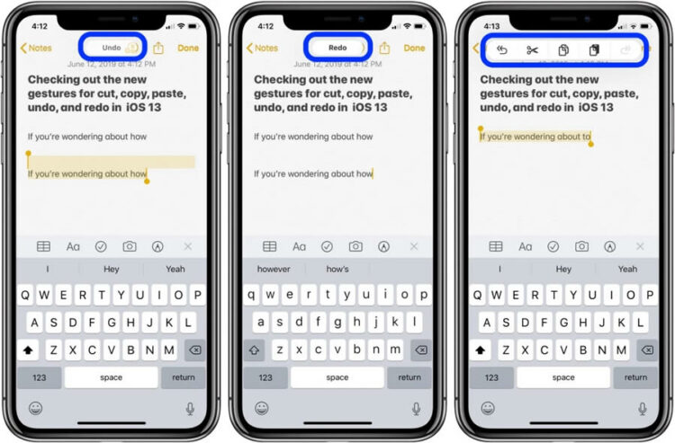 เลิกเขย่าเครื่อง!! วิธีใช้คำสั่งนิ้วในการ Cut, Copy, Paste, Undo และ Redo บน iOS 13 และ iPadOS
