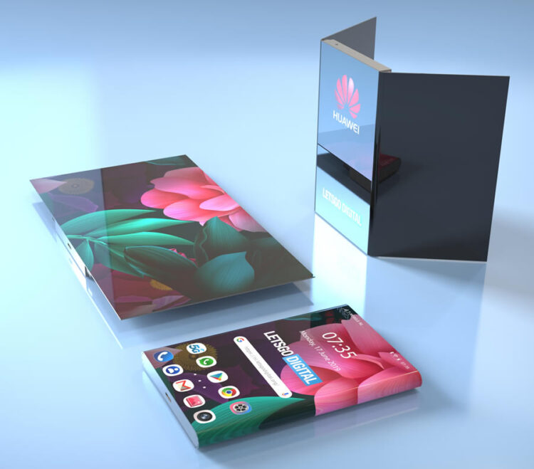 สิทธิบัตรใหม่ของ Huawei แสดงให้เห็นสมาร์ทโฟนพับได้ในอนาคต พร้อมชมภาพเรนเดอร์