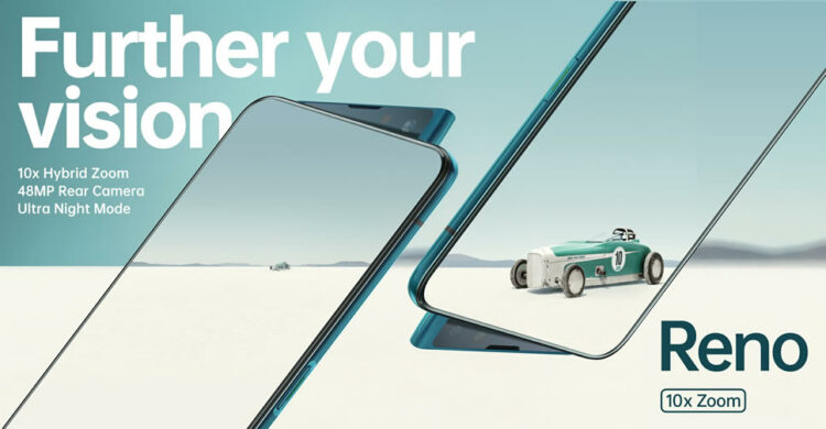 AIS ประกาศเปิดรับจอง OPPO Reno 10x Zoom ในเวลา 18.00 น. ของวันที่ 4 มิถุนายนนี้