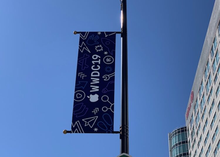 Apple ตกแต่งอาคาร McEnery Convention Center เสร็จเรียบร้อยแล้ว ซึ่งจะถูกใช้เป็นสถานที่จัดงาน WWDC 2019