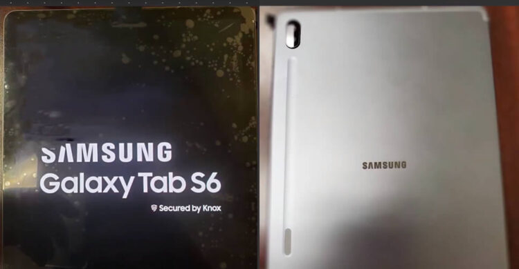 ภาพหลุด Samsung Galaxy Tab S6 มาพร้อมกล้องคู่หลัง ใช้ชิป Snapdragon 855 แถม S Pen รุ่นใหม่