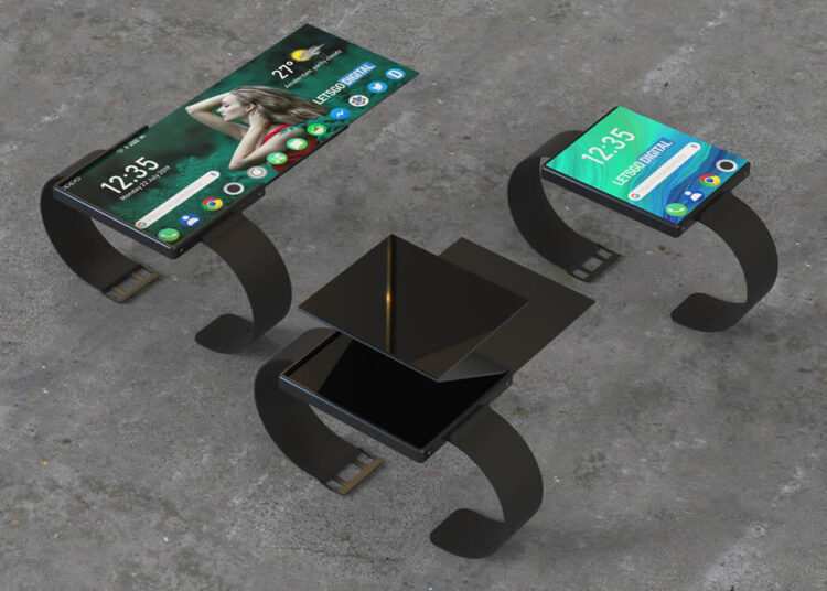 OPPO จดสิทธิบัตรสมาร์ทวอทช์ ที่ใช้จอแสดงผลแบบพับได้ และม้วนได้