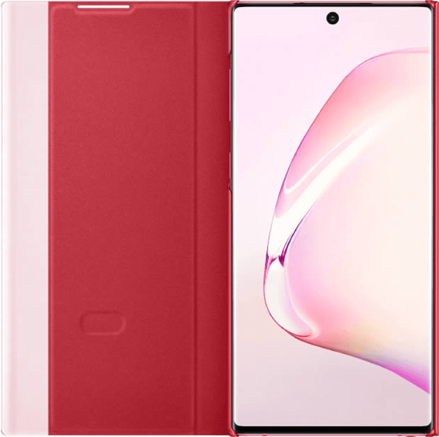 ภาพหลุดเคสแท้จาก Samsung สำหรับ Galaxy Note 10 series ยืนยันสมาร์ทโฟนจะมีสี Aura Blue และ Aura Red