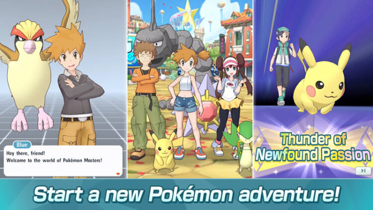 Pokémon Masters พร้อมให้ดาวน์โหลดมาเล่นแล้ว ฟรี!! รองรับทั้งอุปกรณ์ iOS และ Android