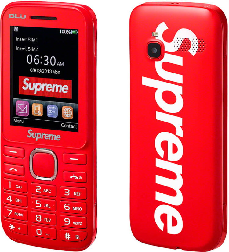 Supreme เปิดตัวโทรศัพท์มือถือ Burner Phone รองรับ 2 ซิมการ์ด สนับสนุนเครือข่าย 3G พร้อมกล้องดิจิตอลในตัว
