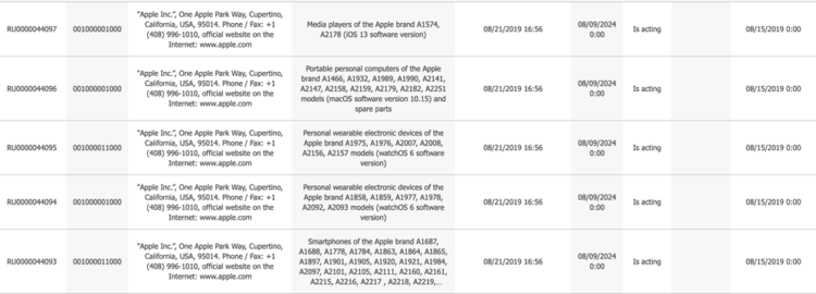 Apple จดทะเบียน MacBook Pro (อาจเป็นรุ่น 16 นิ้ว) และ Apple Watch รุ่นใหม่ กับทาง EEC