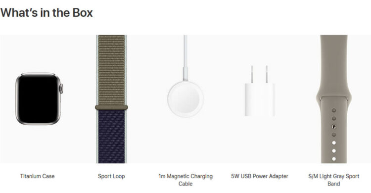 Apple Watch Edition Series 5 รุ่นตัวเรือนไททาเนียมกับเซรามิก และรุ่น Hermès แถมสาย Sport Band มาให้ในกล่อง