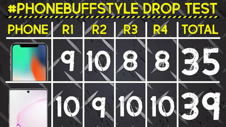 iPhone 11 Pro Max vs Galaxy Note 10+ รุ่นไหนจะแกร่งกว่ากัน จากการทดสอบ Drop Test