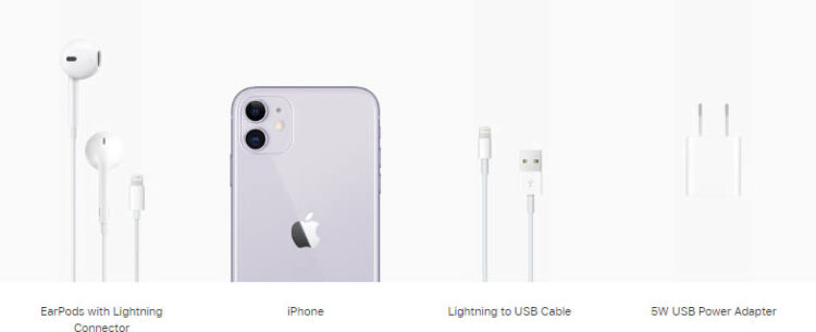 ปี 2019 แล้ว iPhone 11 ยังมาพร้อมอุปกรณ์ชาร์จแบตเตอรี่ 5 วัตต์