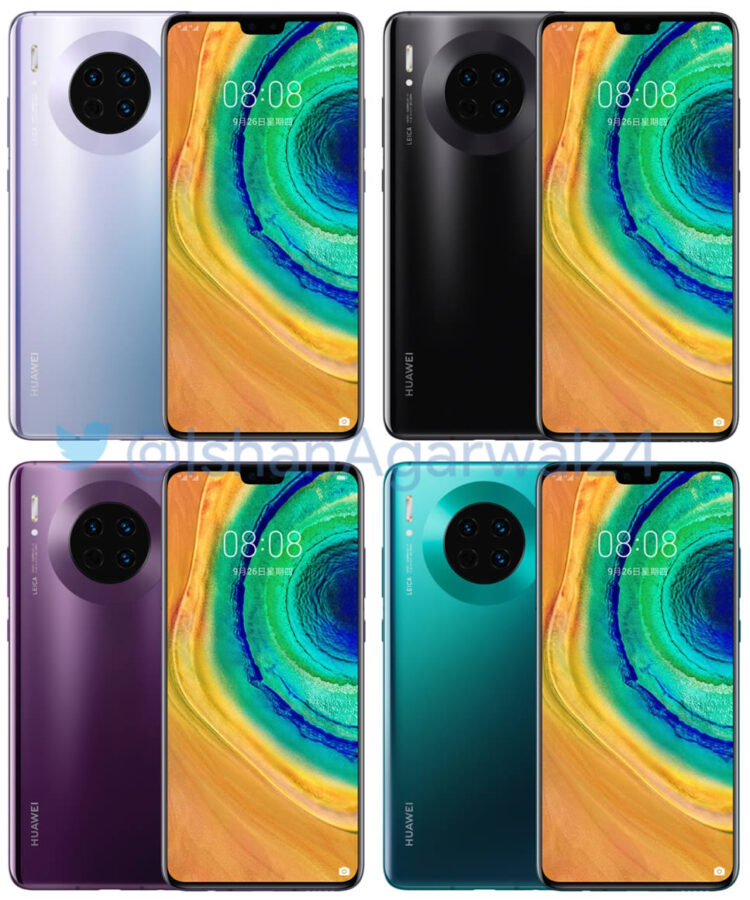 Huawei Mate 30 และ Mate 30 Pro ถูกปล่อยภาพเรนเดอร์ และสเปกอย่างเต็มรูปแบบ ออกมาแล้ว ก่อนเปิดตัวคืนนี้!!