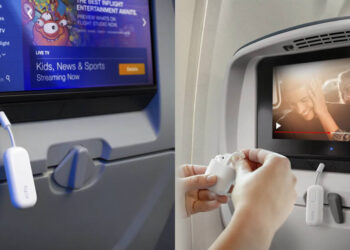 AirFly ด็องเกิลช่วยจับคู่ AirPods Pro กับระบบความบันเทิงบนเครื่องบิน