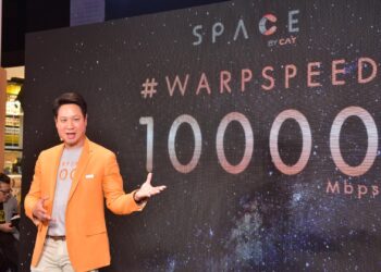 CAT เปิด SPACE by CAT ให้สัมผัสประสบการณ์วาร์ปเน็ตสปีด 10,000 Mbps แรงสุดทะลุโลก