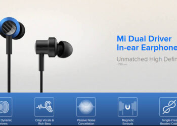 Xiaomi เปิดตัวหูฟัง Mi Dual Driver In-ear Earphones มีไดร์เวอร์ไดนามิก 2 ตัว ราคาราว 360 บาท