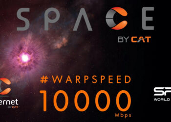 CAT เตรียมเปิดประสบการณ์เทคโนโลยีแห่งอนาคต อินเทอร์เน็ตวาร์ปสปีด 10000Mbps (10Gbps) ที่ SPACE by CAT