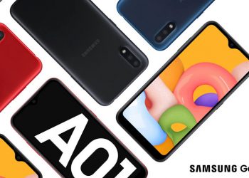 Samsung Galaxy A01 วางจำหน่ายในไทยแล้ว จอ 5.7 นิ้วระบบเสียง Dolby Atmos ราคาเพียง 3,290 บาท