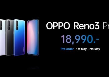 เปิดราคา OPPO Reno3 Pro ทางการในไทย สมาร์ทโฟนกล้องคู่หน้า 44MP ชัดที่สุดในโลก ราคา เริ่มต้น 8,990 บาท พร้อมของแถมมูลค่ากว่า 7,990 บาท
