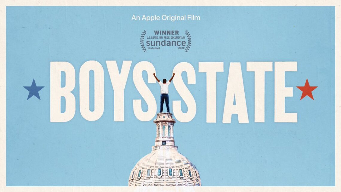An Apple Original ภาพยนตร์ต้นฉบับของ Apple BOYS STATE ในโรงภาพยนตร์บางแห่ง 31 กรกฏาคม ฉายพร้อมกันทั่วโลกบน Apple TV+ 14 สิงหาคม