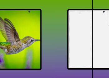 ชมภาพเรนเดอร์ Samsung Galaxy Fold 2 มาพร้อมหน้าจอ แบบ Infinity-O Display จอใหญ่กว่าเดิม
