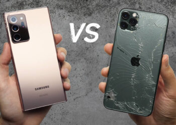Samsung Galaxy Note 20 Ultra ถูกทดสอบ Drop Test พร้อมเทียบกับ iPhone 11 Pro Max รุ่นไหนจะแข็งแรงกว่ากัน?