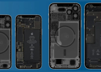 iFixit แจกวอลเปเปอร์ที่เป็นภาพเอ็กซ์เรย์ iPhone 12 ทั้ง 4 รุ่น ดาวน์โหลดได้ที่นี่!!