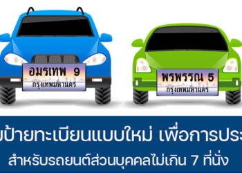 ป้ายทะเบียนรถยนต์ในไทย จะสามารถใส่ชื่อตัวเองลงในป้ายแทนอักษรย่อได้