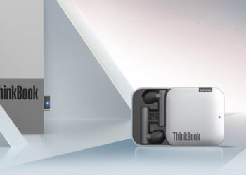Lenovo วางขายหูฟังไร้สายสำหรับนักธุรกิจ ThinkBook Pods Pro มาพร้อมไมโครโฟน 2 ตัวพร้อมตัวรับสัญญาณ USB สำหรับใช้งานบน PC