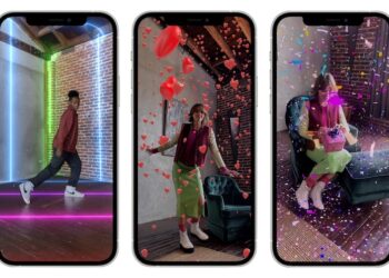 แอพ Clips ของ Apple เพิ่มฟีเจอร์ AR Spaces ใส่เอฟเฟ็กต์สมจริงให้กับห้อง โดยใช้ LiDAR Scanner