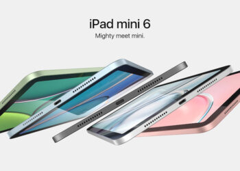 ชมภาพเรนเดอร์ iPad mini 6 มีให้เลือก 5 สี รวม Touch ID ไว้กับปุ่มเพาเวอร์ จอใหญ่ 8.4 นิ้ว