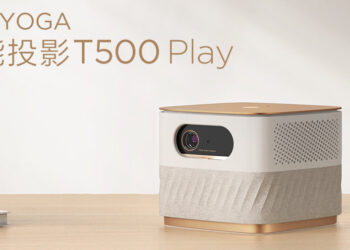 ถูกใจสายแคมป์ปิ้ง!! Lenovo YOGA T500 Play Smart Projector มาพร้อมแบตเตอรี่ในตัว ราคาราว 15,890 บาท