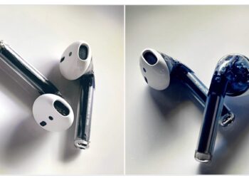 เผยภาพต้นแบบ AirPods ที่มาในดีไซน์ก้านแบบโปร่งใส