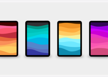 แจก Wallpaper ภาพพื้นหลัง minimal wavy สำหรับ iPhone และ iPad